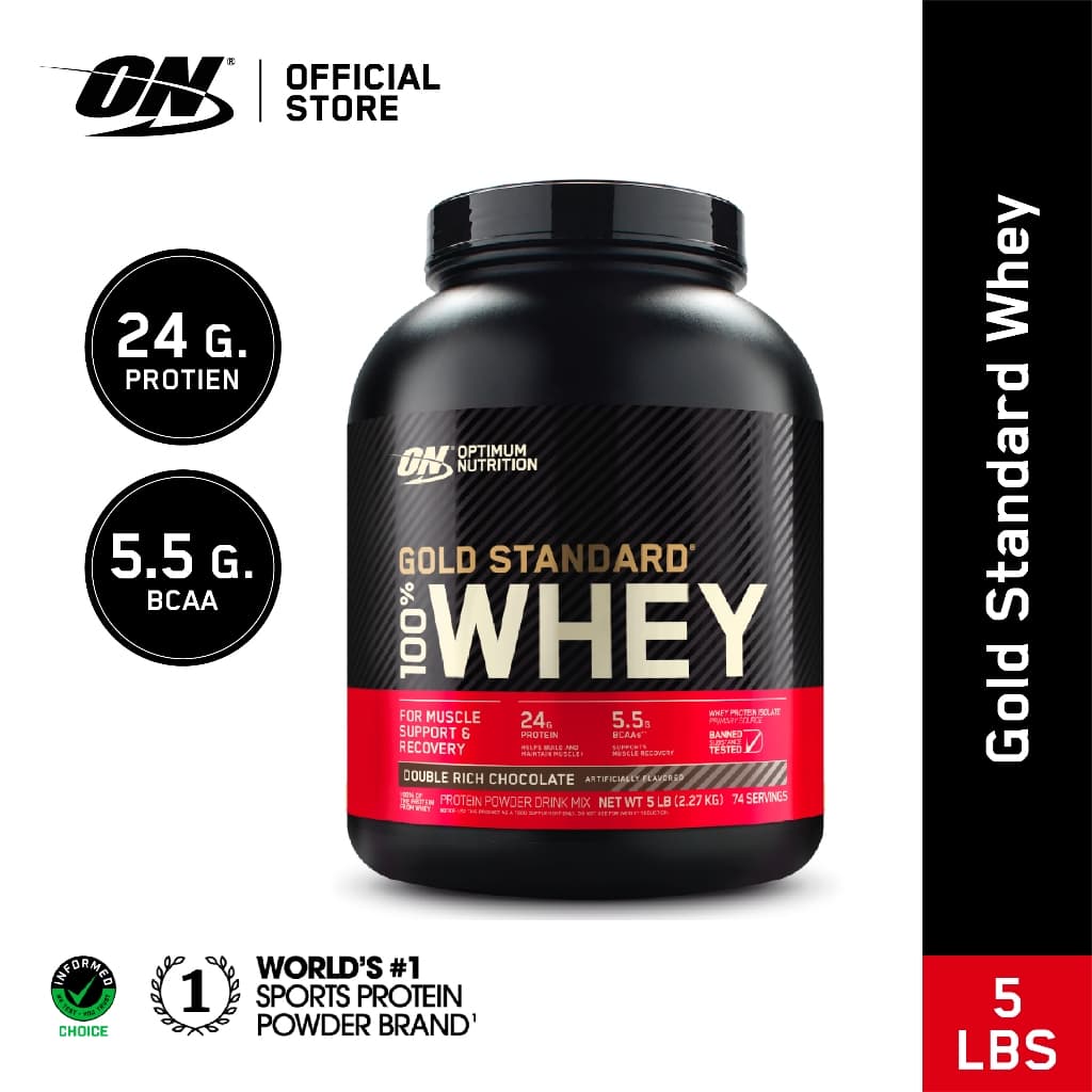 Optimum Nutrition Gold Standard 100% Whey 5 Lbs